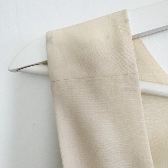 Vintage Marina Babini Wool Holiday Party Dress Cocktail Old Money in Navy Blue - Picture 7 of 10